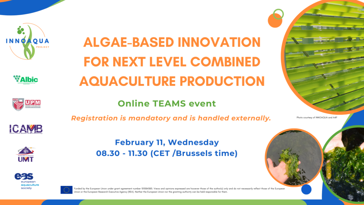 Innoaqua - Algaebased Innovation for Nextlevel Combined Aquaculture Production